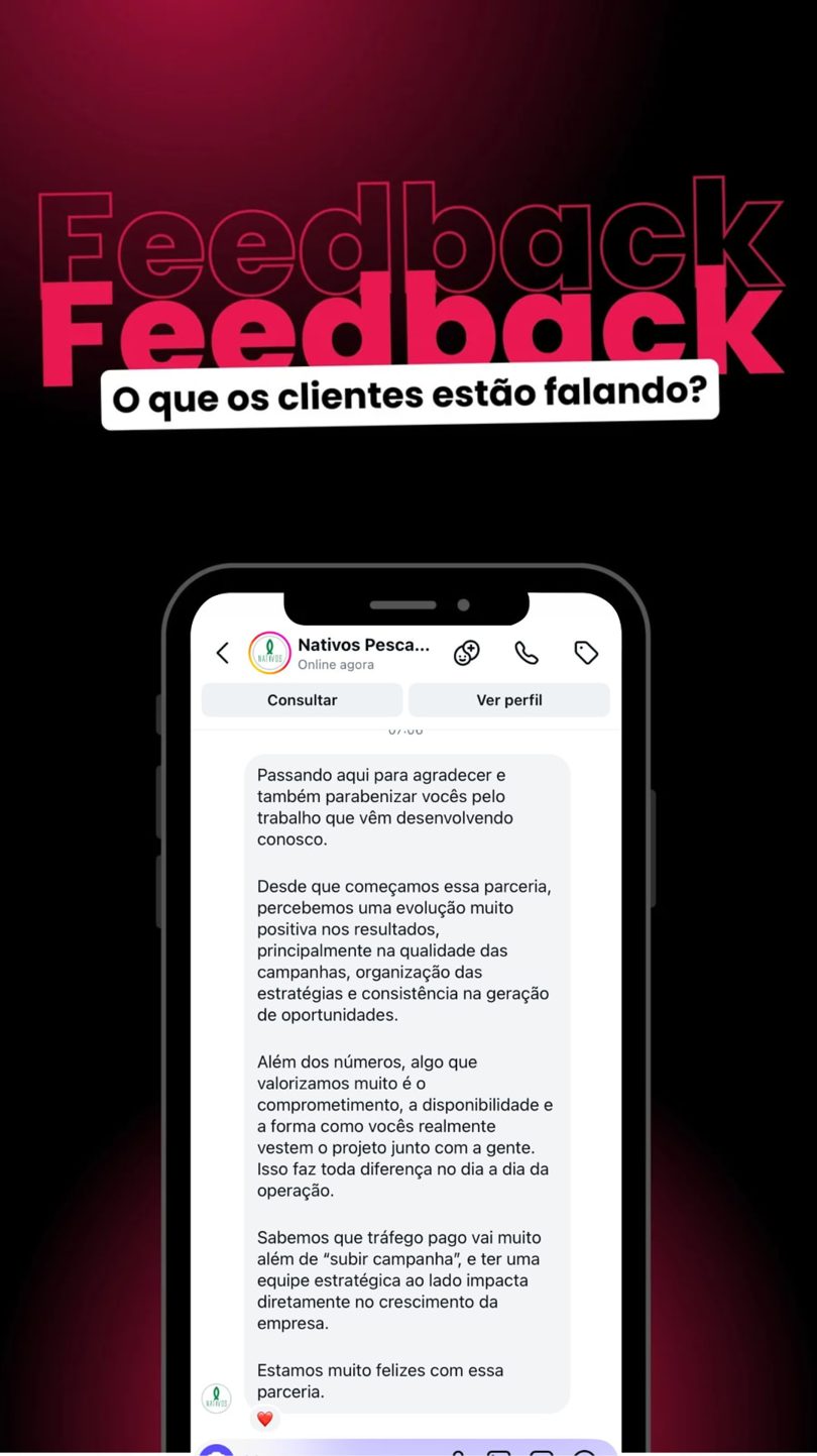 Depoimento do cliente Nativos sobre o trabalho da PARTY ADS